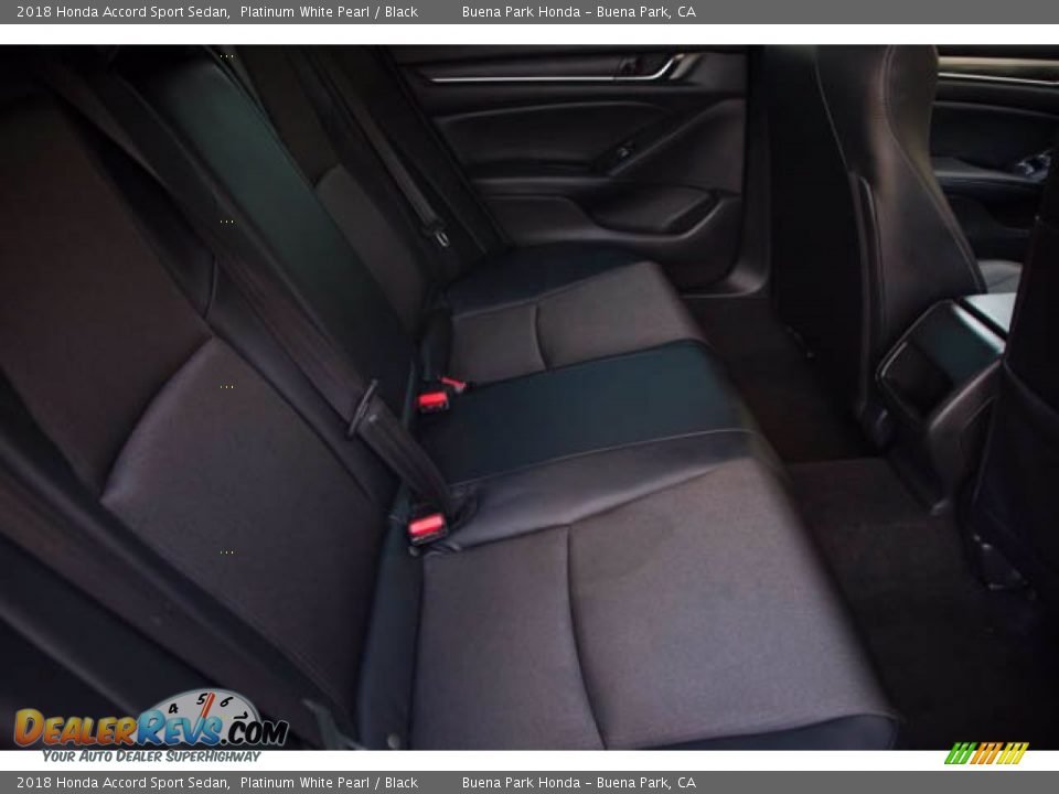 2018 Honda Accord Sport Sedan Platinum White Pearl / Black Photo #21