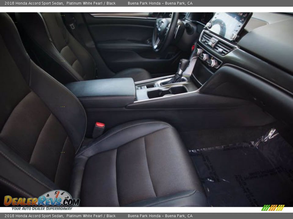 2018 Honda Accord Sport Sedan Platinum White Pearl / Black Photo #23