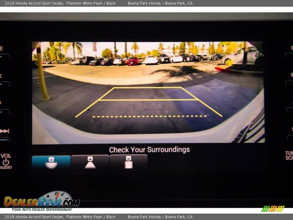2018 Honda Accord Sport Sedan Platinum White Pearl / Black Photo #26