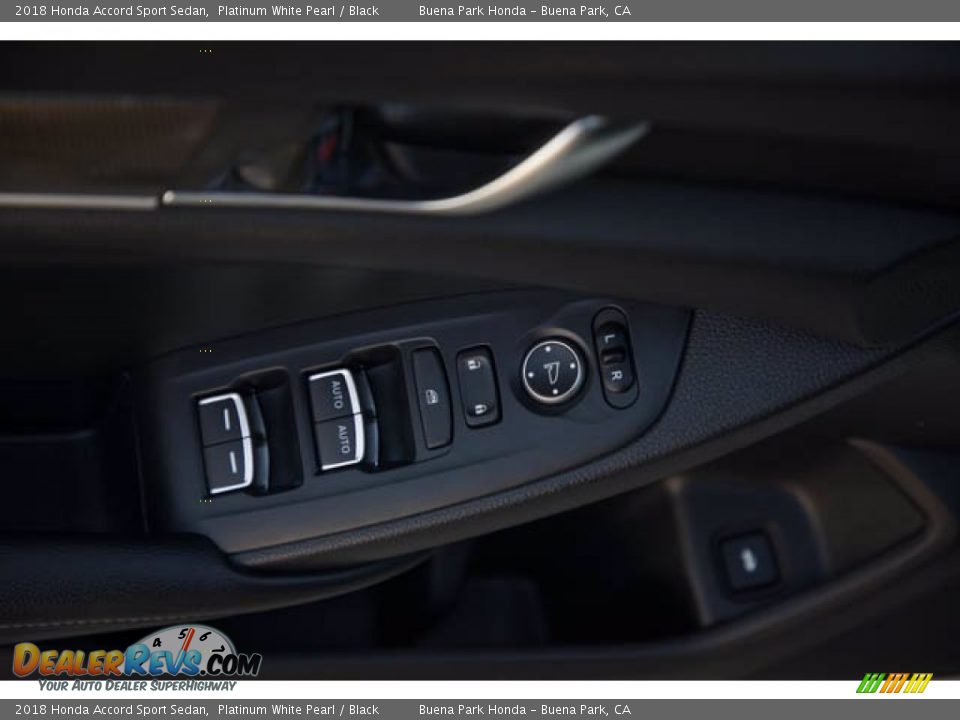 2018 Honda Accord Sport Sedan Platinum White Pearl / Black Photo #29