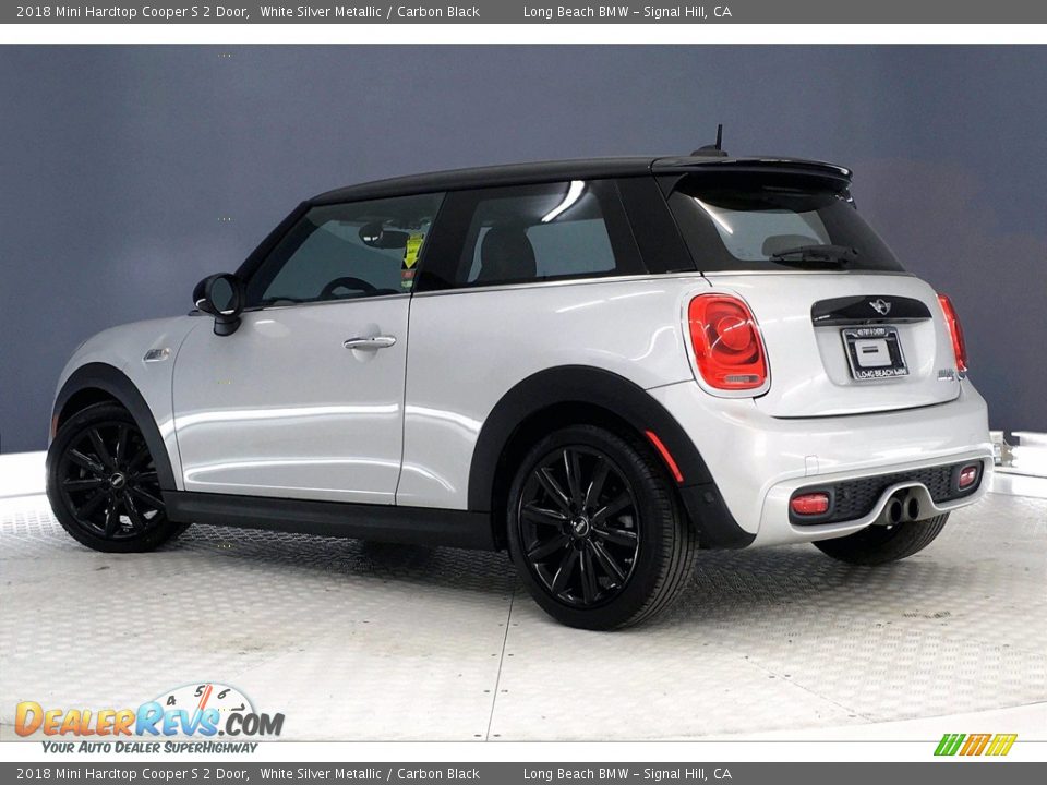 2018 Mini Hardtop Cooper S 2 Door White Silver Metallic / Carbon Black Photo #10