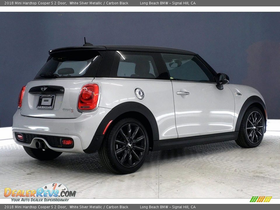 2018 Mini Hardtop Cooper S 2 Door White Silver Metallic / Carbon Black Photo #13