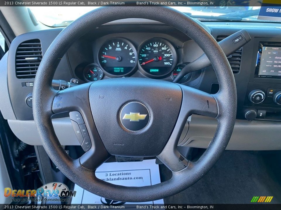 2013 Chevrolet Silverado 1500 LS Regular Cab Black / Dark Titanium Photo #15