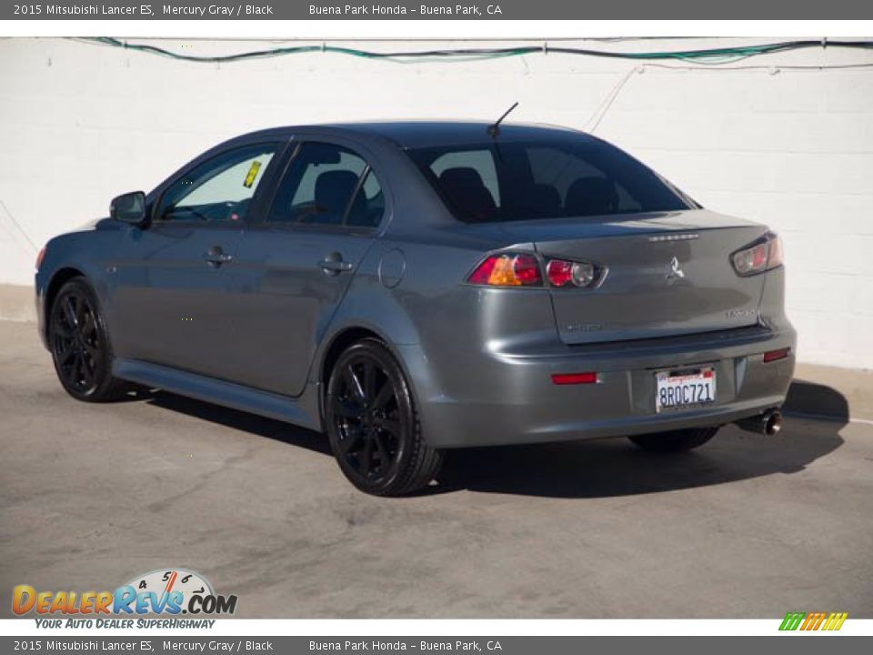 2015 Mitsubishi Lancer ES Mercury Gray / Black Photo #2