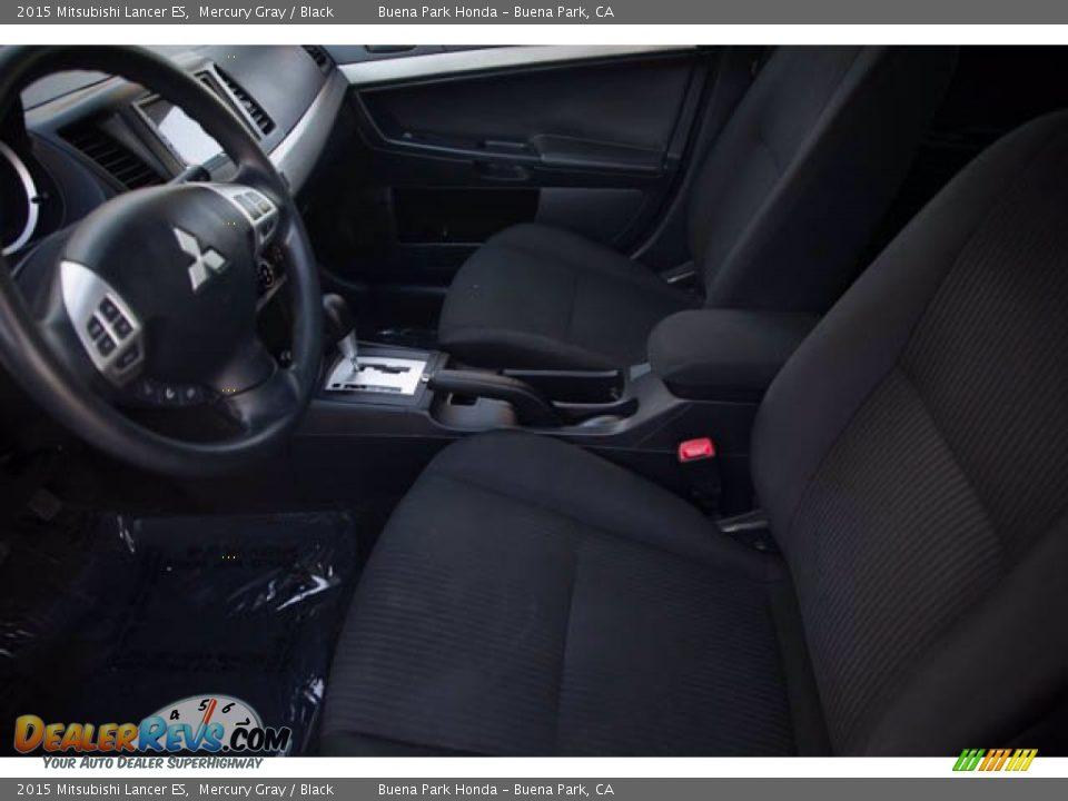 2015 Mitsubishi Lancer ES Mercury Gray / Black Photo #3