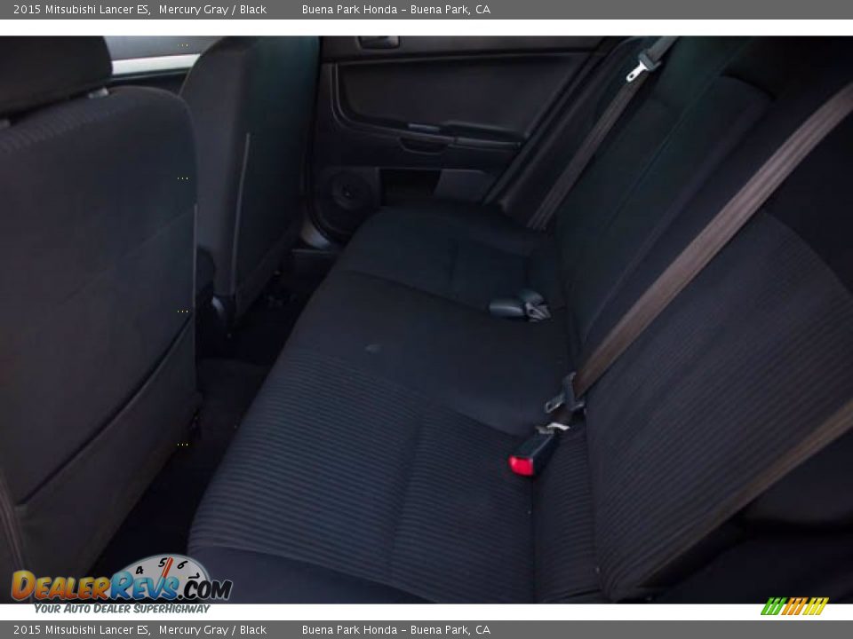 2015 Mitsubishi Lancer ES Mercury Gray / Black Photo #4