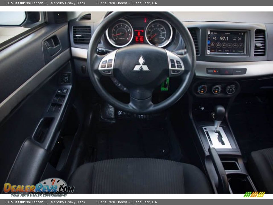 2015 Mitsubishi Lancer ES Mercury Gray / Black Photo #5