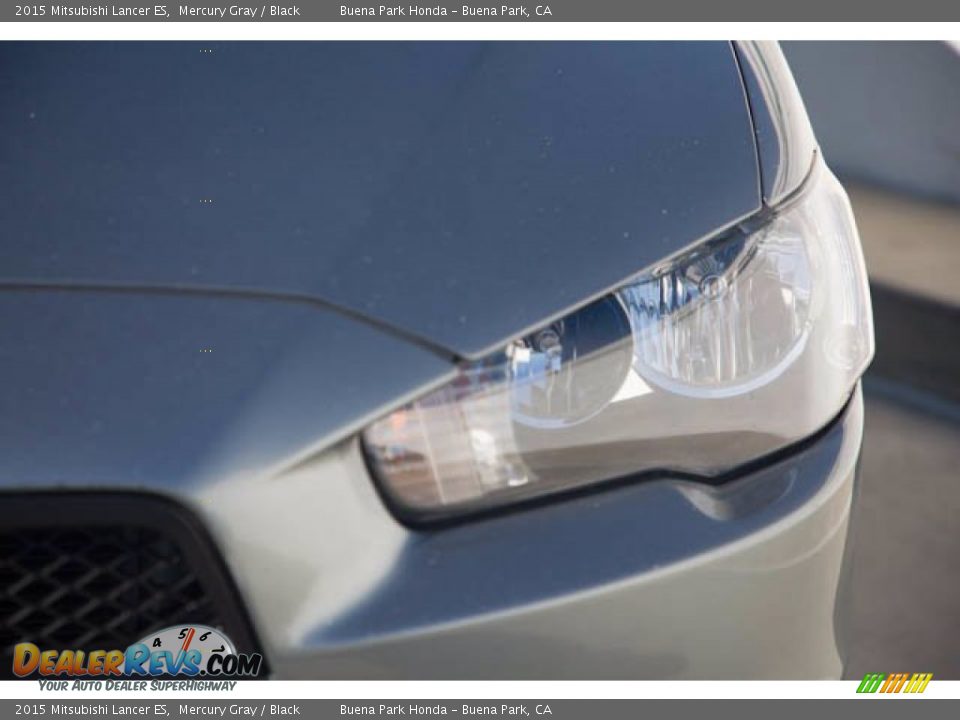 2015 Mitsubishi Lancer ES Mercury Gray / Black Photo #9