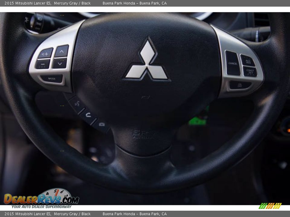 2015 Mitsubishi Lancer ES Mercury Gray / Black Photo #15