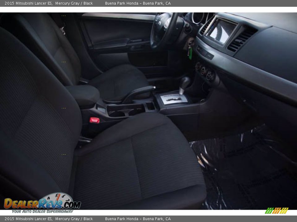 2015 Mitsubishi Lancer ES Mercury Gray / Black Photo #21