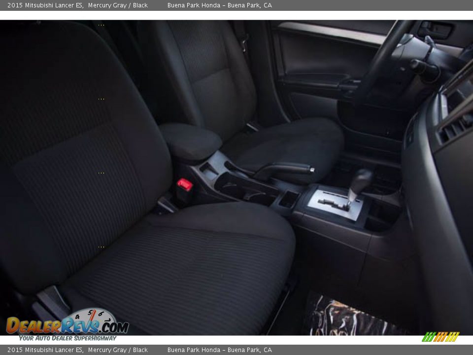 2015 Mitsubishi Lancer ES Mercury Gray / Black Photo #22