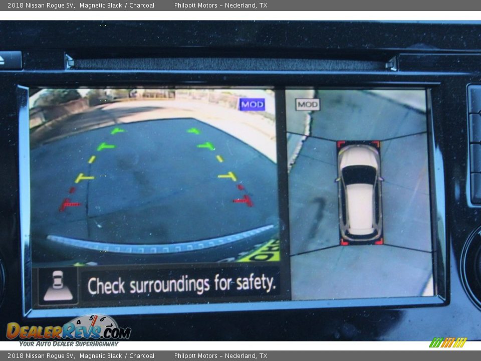2018 Nissan Rogue SV Magnetic Black / Charcoal Photo #23