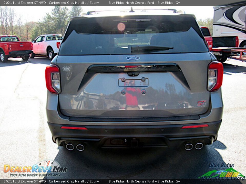 2021 Ford Explorer ST 4WD Carbonized Gray Metallic / Ebony Photo #4