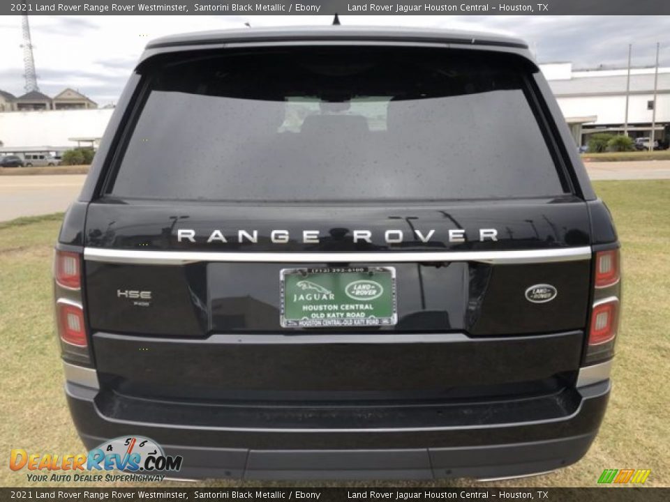2021 Land Rover Range Rover Westminster Santorini Black Metallic / Ebony Photo #9