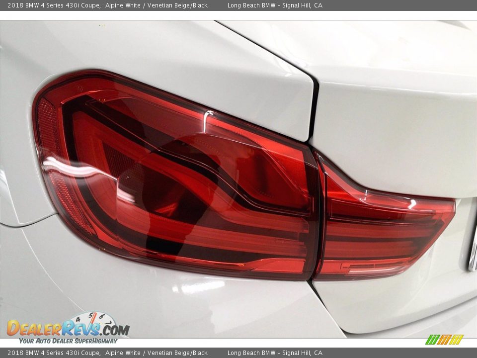 2018 BMW 4 Series 430i Coupe Alpine White / Venetian Beige/Black Photo #26