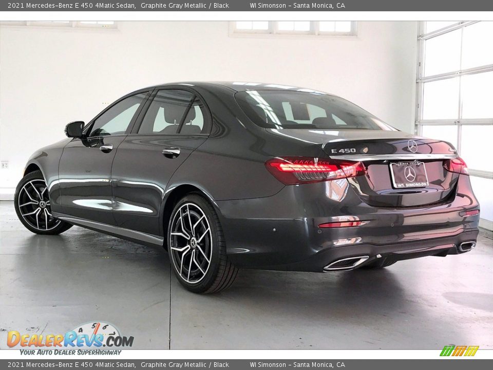 2021 Mercedes-Benz E 450 4Matic Sedan Graphite Gray Metallic / Black Photo #2