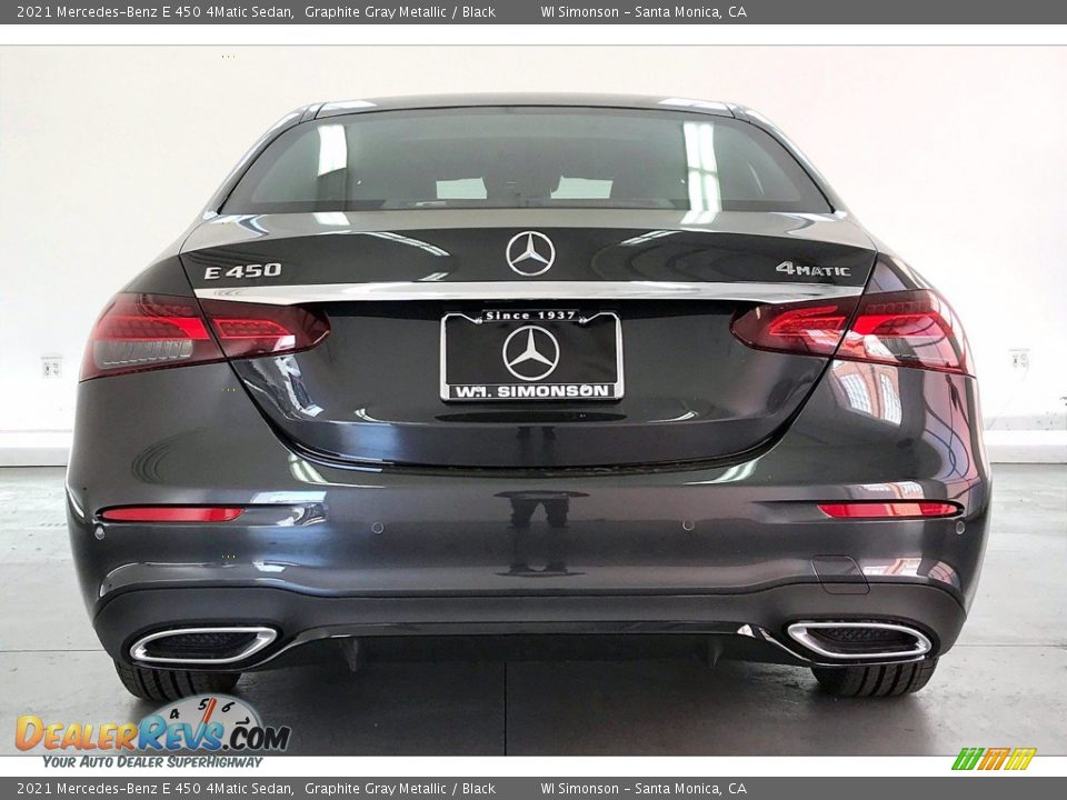 2021 Mercedes-Benz E 450 4Matic Sedan Graphite Gray Metallic / Black Photo #3