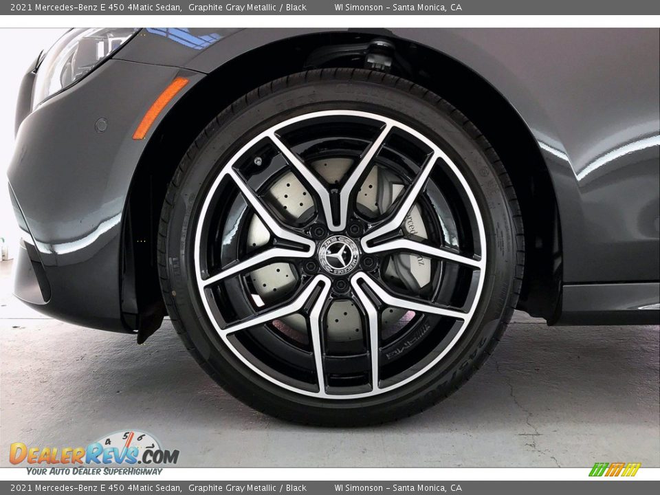 2021 Mercedes-Benz E 450 4Matic Sedan Graphite Gray Metallic / Black Photo #9