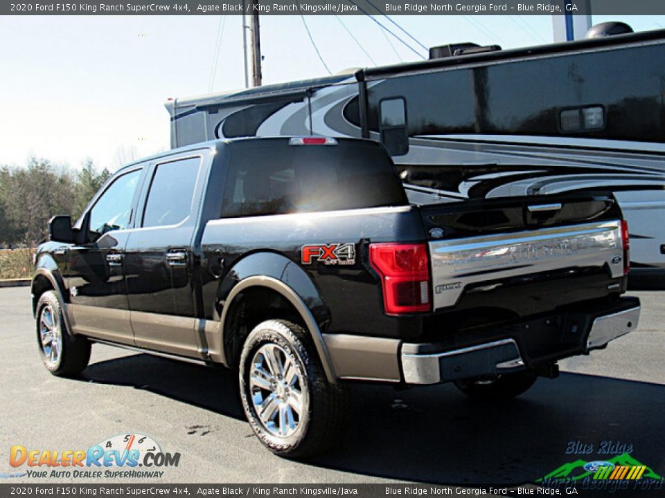 2020 Ford F150 King Ranch SuperCrew 4x4 Agate Black / King Ranch Kingsville/Java Photo #3