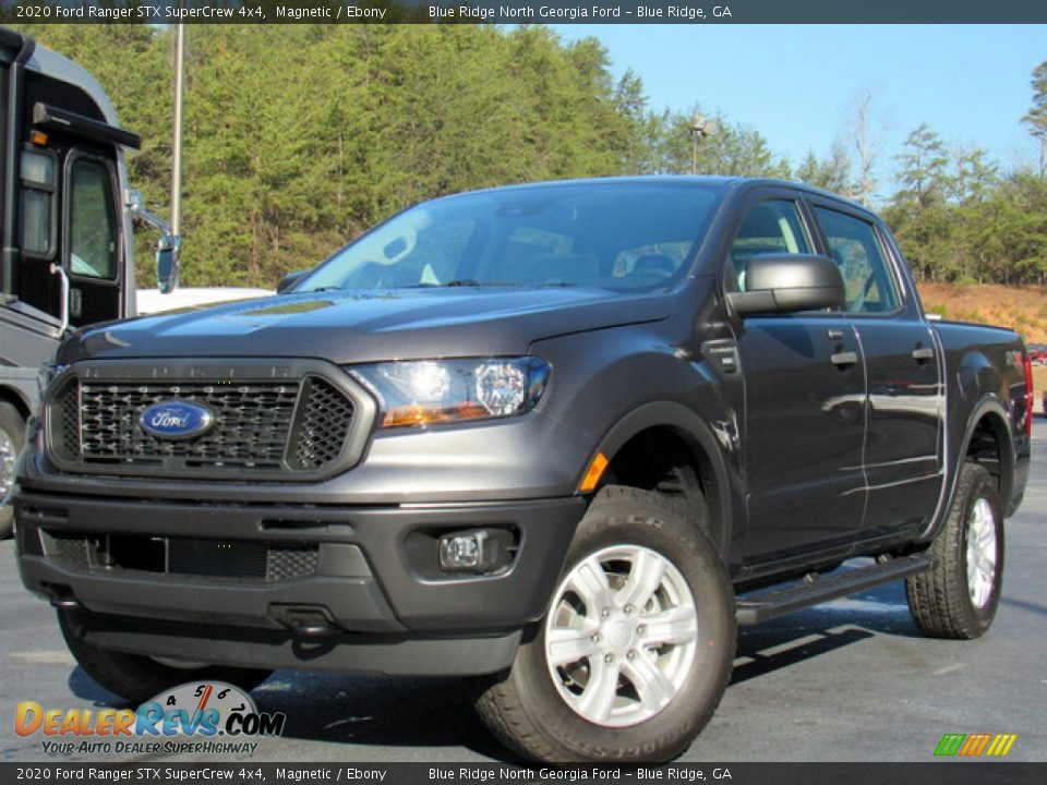 2020 Ford Ranger STX SuperCrew 4x4 Magnetic / Ebony Photo #1