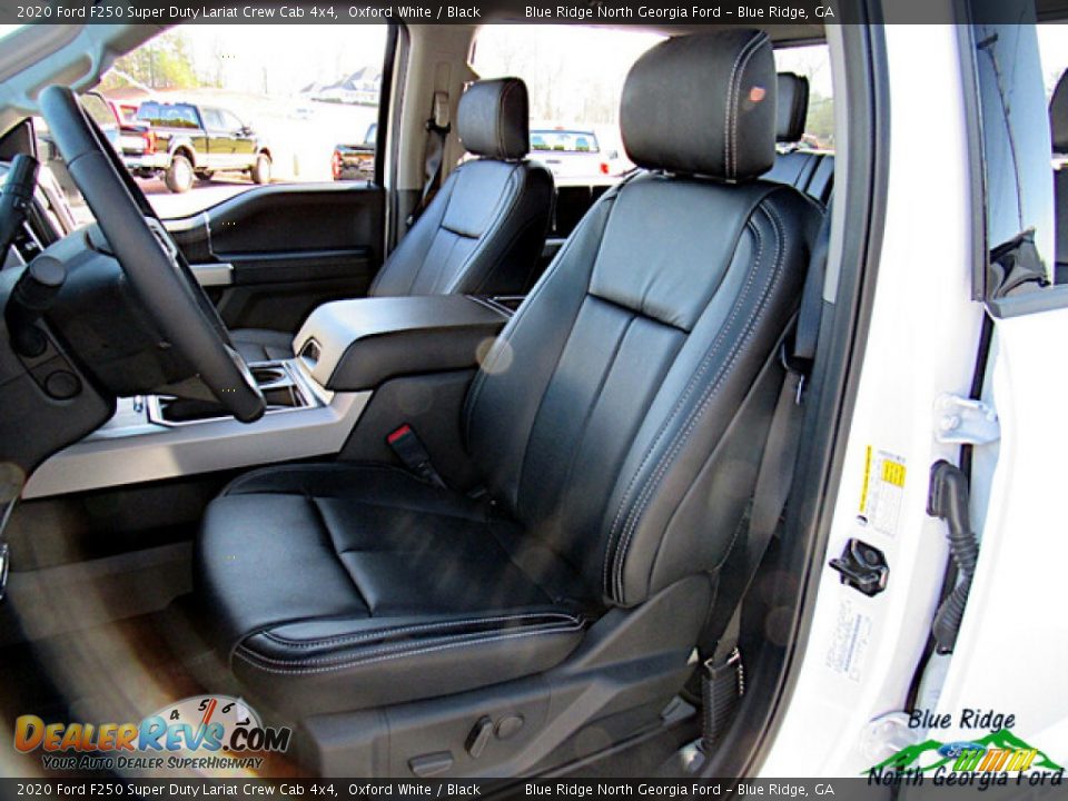 2020 Ford F250 Super Duty Lariat Crew Cab 4x4 Oxford White / Black Photo #11