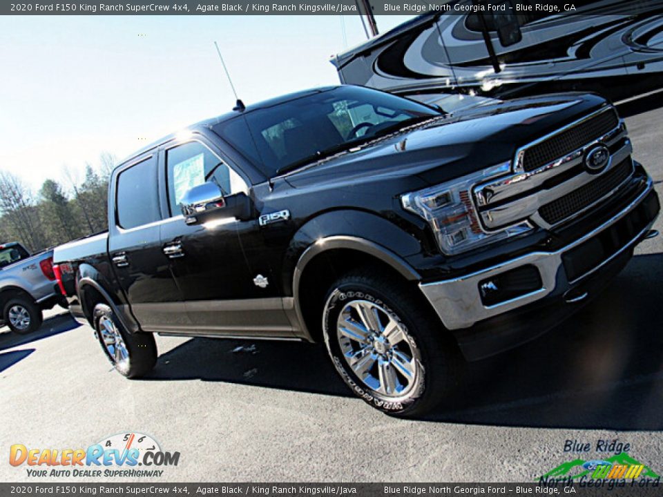 2020 Ford F150 King Ranch SuperCrew 4x4 Agate Black / King Ranch Kingsville/Java Photo #28