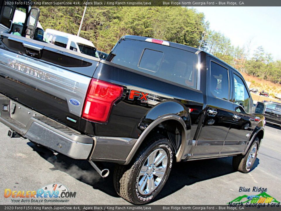 2020 Ford F150 King Ranch SuperCrew 4x4 Agate Black / King Ranch Kingsville/Java Photo #29