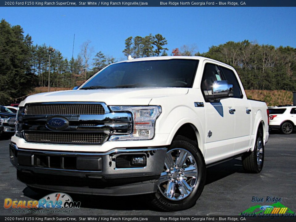 2020 Ford F150 King Ranch SuperCrew Star White / King Ranch Kingsville/Java Photo #1