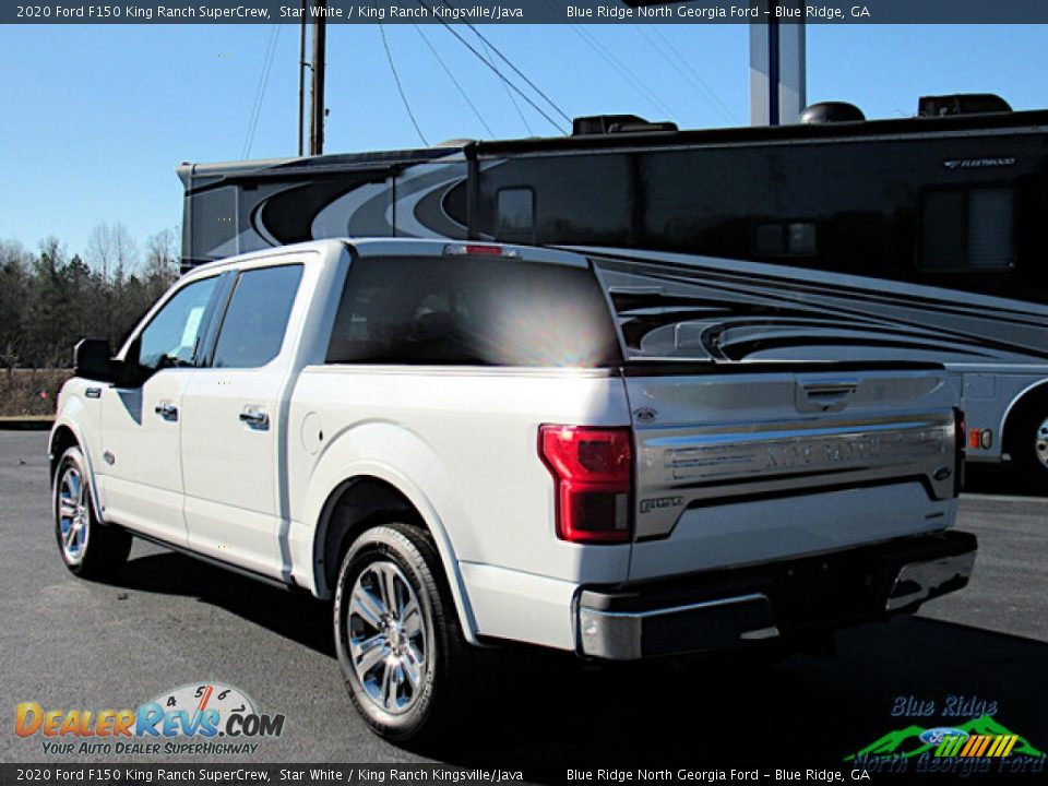 2020 Ford F150 King Ranch SuperCrew Star White / King Ranch Kingsville/Java Photo #3