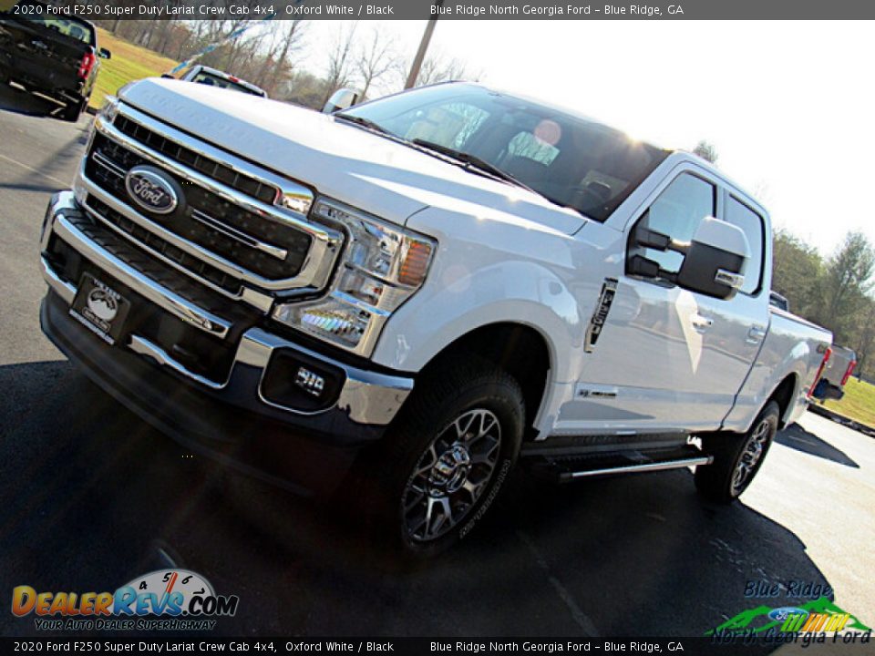 2020 Ford F250 Super Duty Lariat Crew Cab 4x4 Oxford White / Black Photo #26