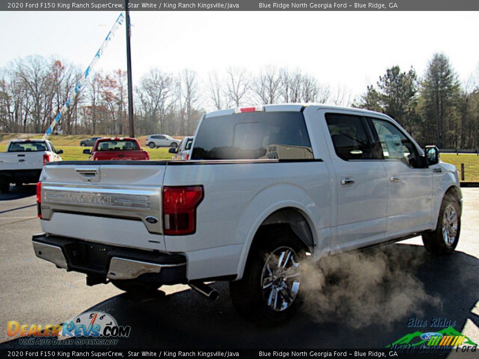 2020 Ford F150 King Ranch SuperCrew Star White / King Ranch Kingsville/Java Photo #5
