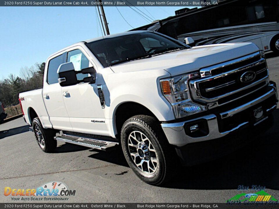 2020 Ford F250 Super Duty Lariat Crew Cab 4x4 Oxford White / Black Photo #27