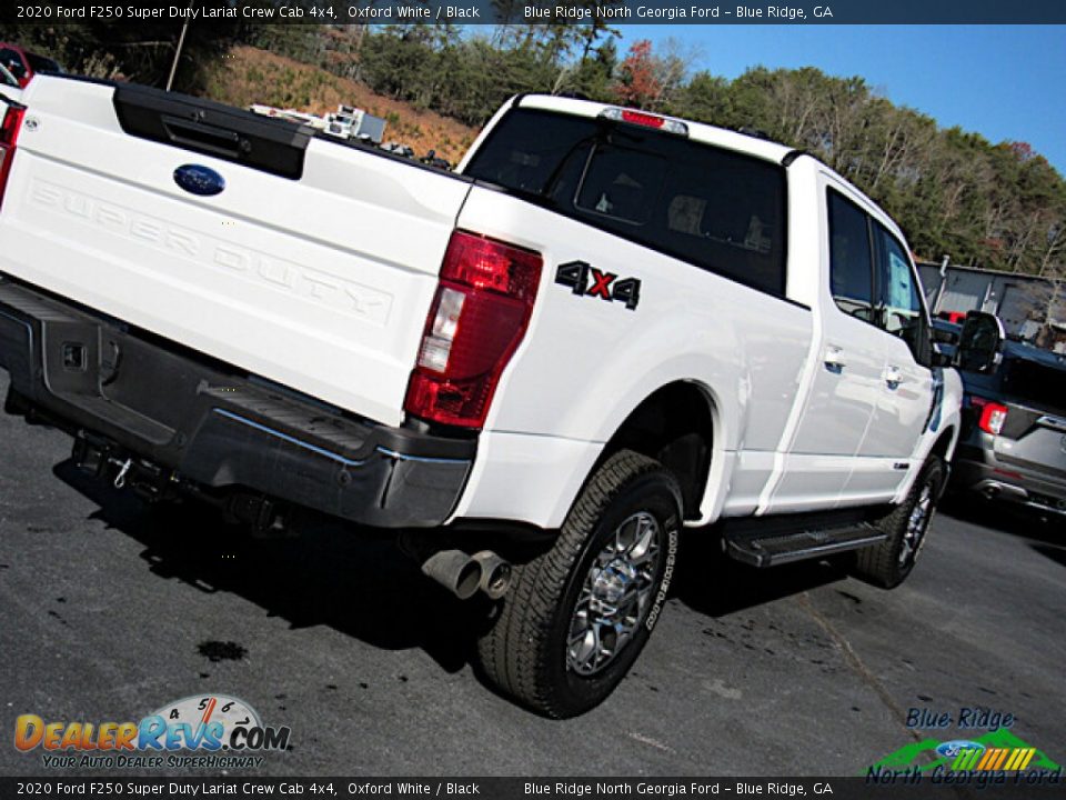 2020 Ford F250 Super Duty Lariat Crew Cab 4x4 Oxford White / Black Photo #28