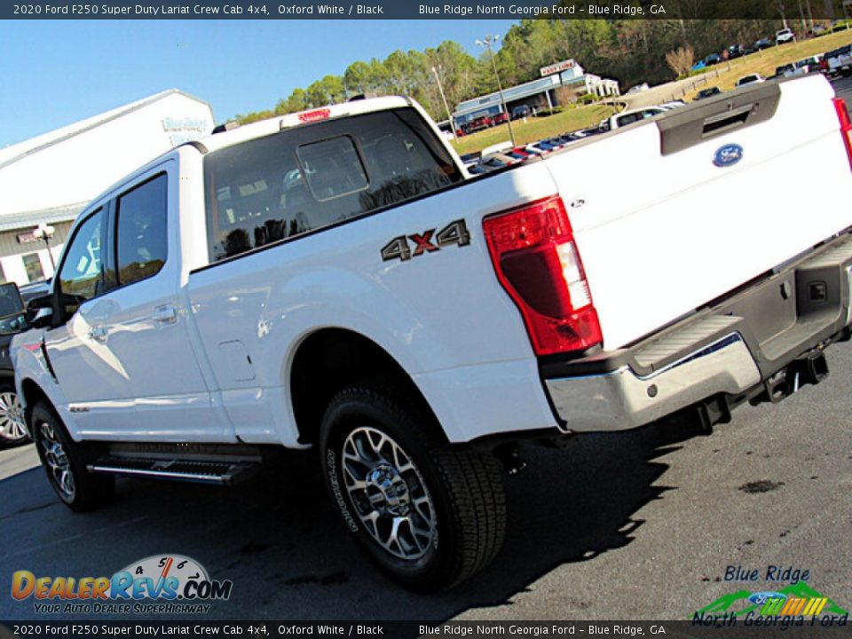 2020 Ford F250 Super Duty Lariat Crew Cab 4x4 Oxford White / Black Photo #29