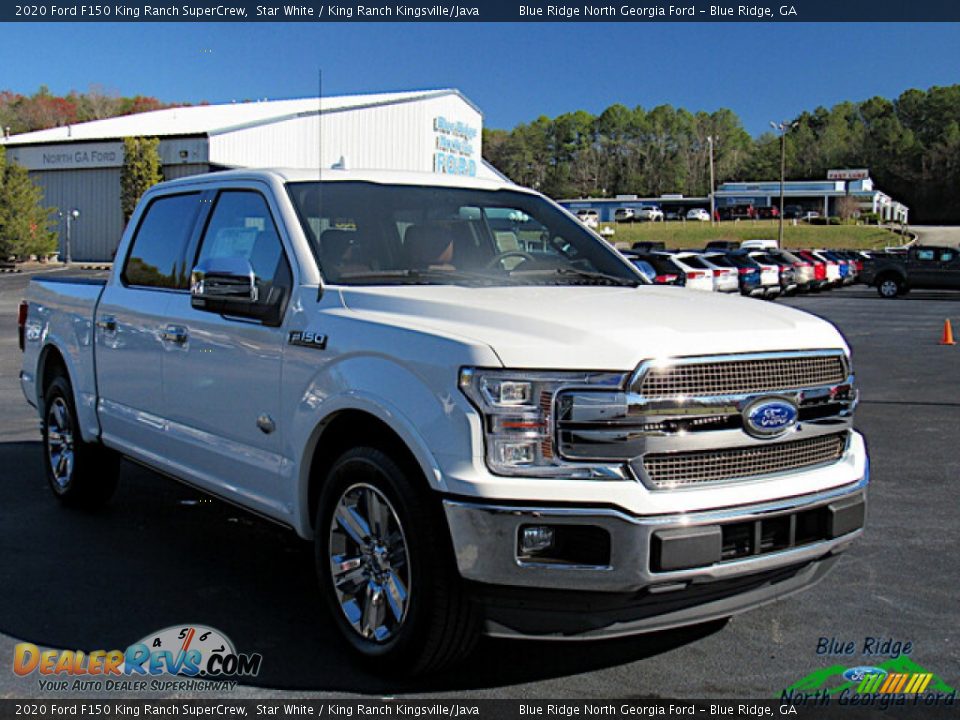 2020 Ford F150 King Ranch SuperCrew Star White / King Ranch Kingsville/Java Photo #7