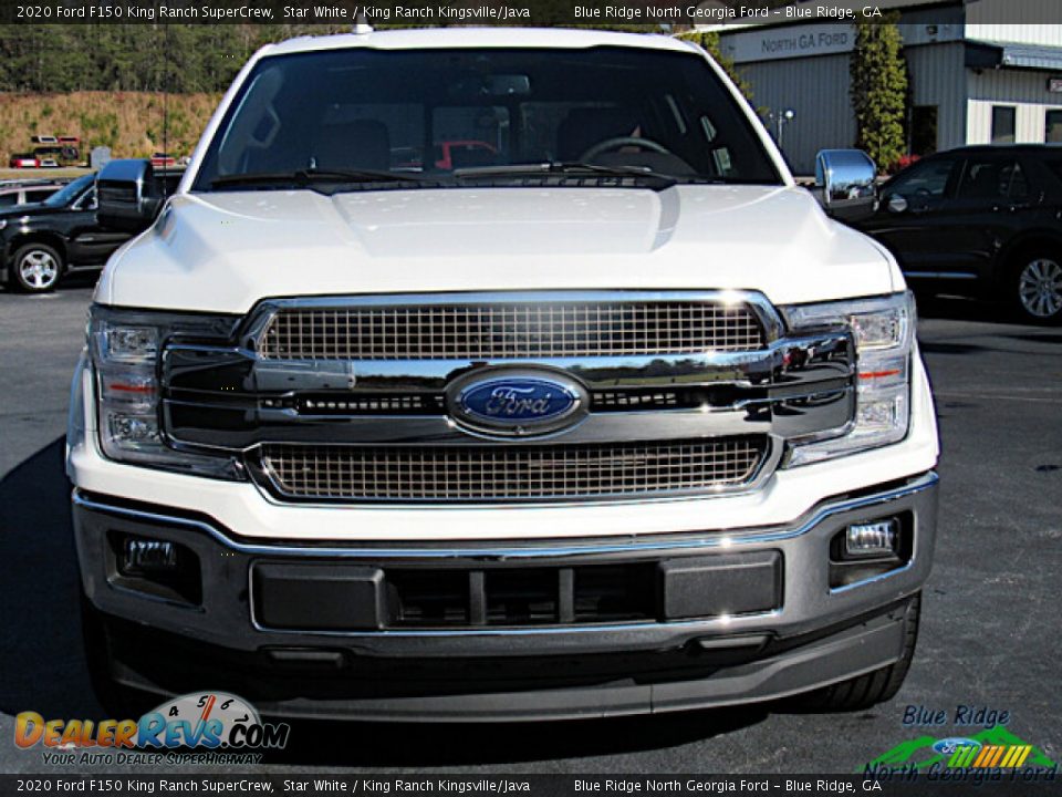 2020 Ford F150 King Ranch SuperCrew Star White / King Ranch Kingsville/Java Photo #8