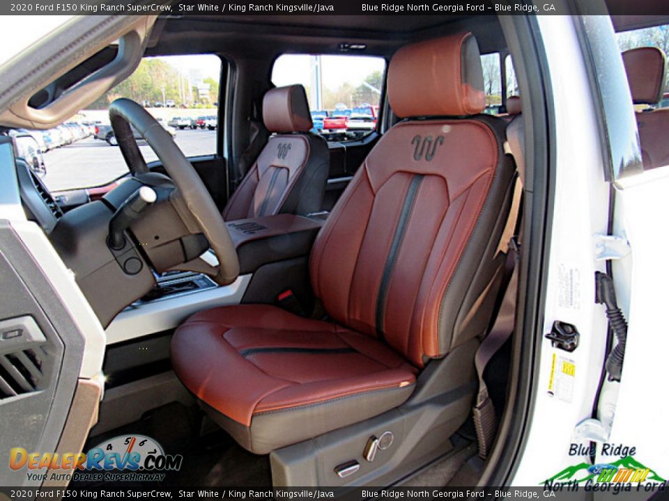 Front Seat of 2020 Ford F150 King Ranch SuperCrew Photo #10