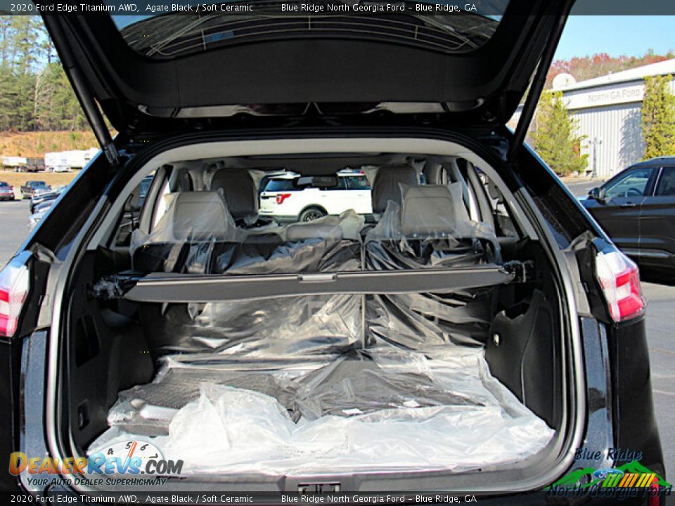 2020 Ford Edge Titanium AWD Agate Black / Soft Ceramic Photo #14