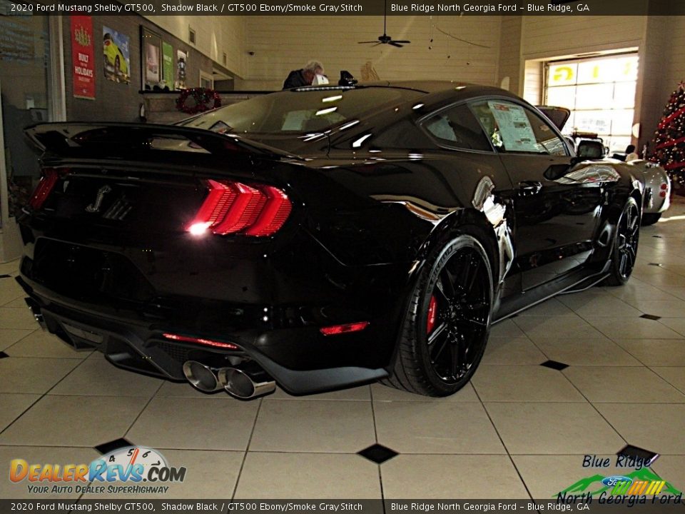 2020 Ford Mustang Shelby GT500 Shadow Black / GT500 Ebony/Smoke Gray Stitch Photo #6