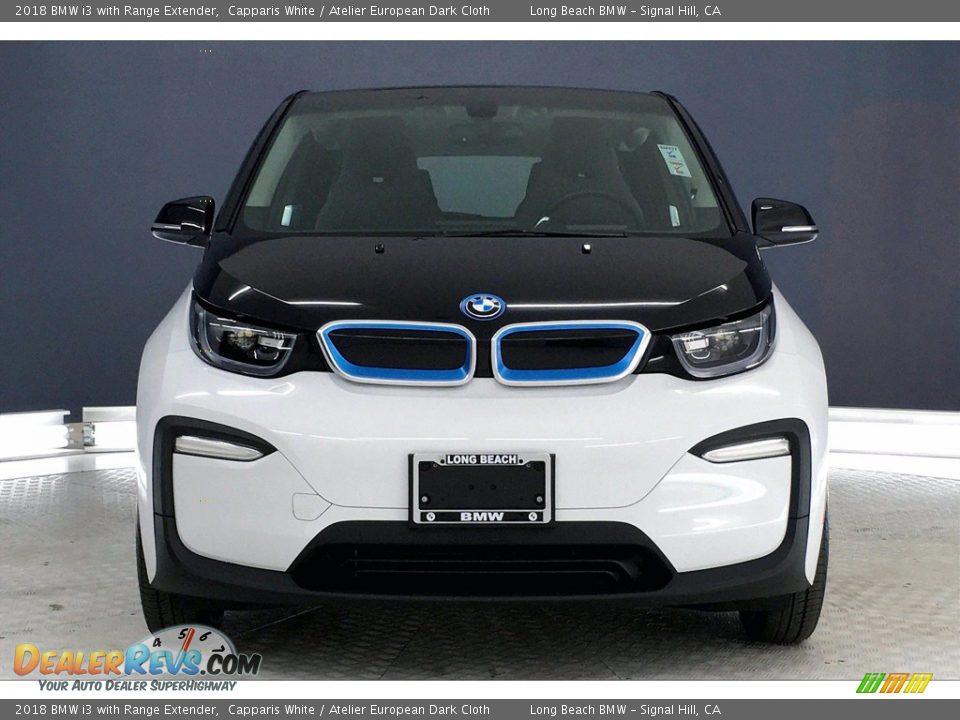 2018 BMW i3 with Range Extender Capparis White / Atelier European Dark Cloth Photo #2