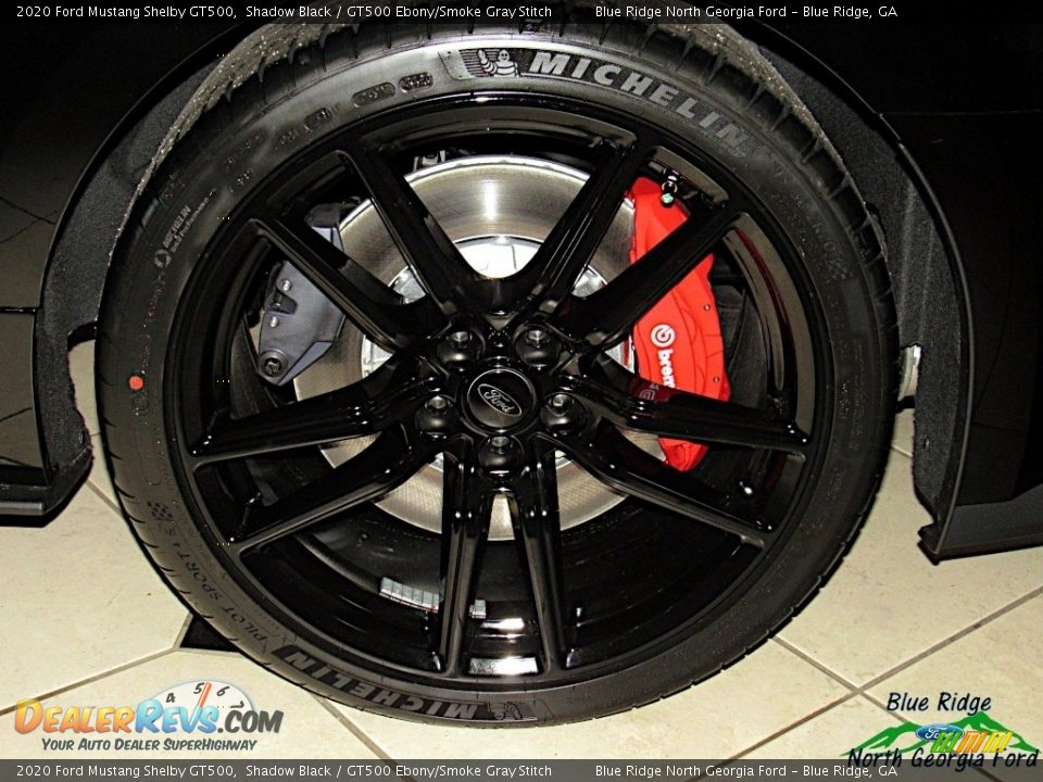 2020 Ford Mustang Shelby GT500 Shadow Black / GT500 Ebony/Smoke Gray Stitch Photo #11