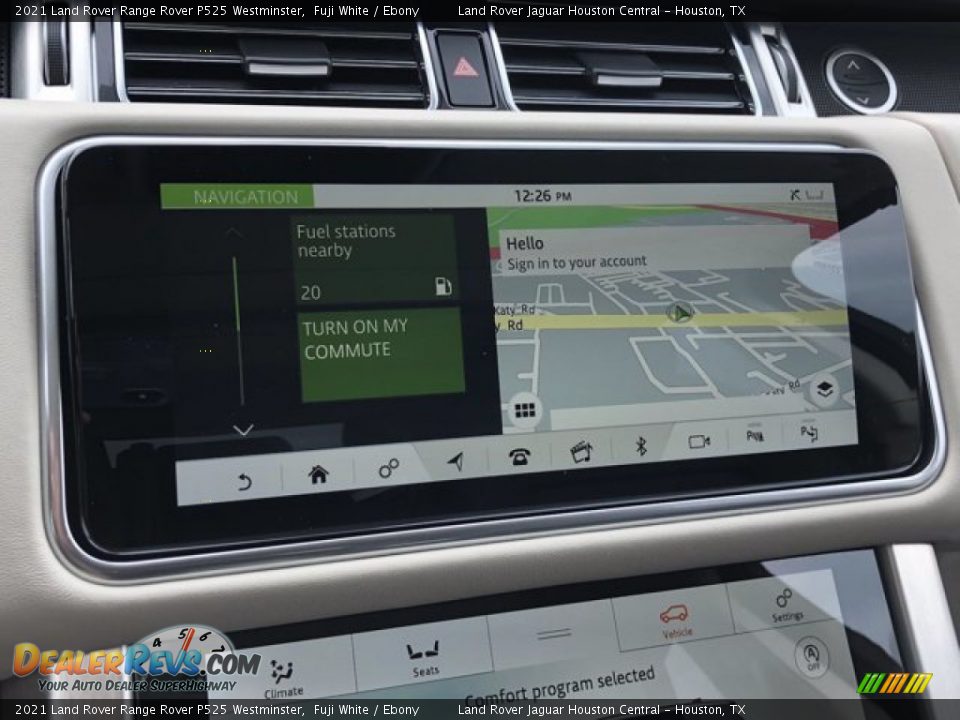 Navigation of 2021 Land Rover Range Rover P525 Westminster Photo #25