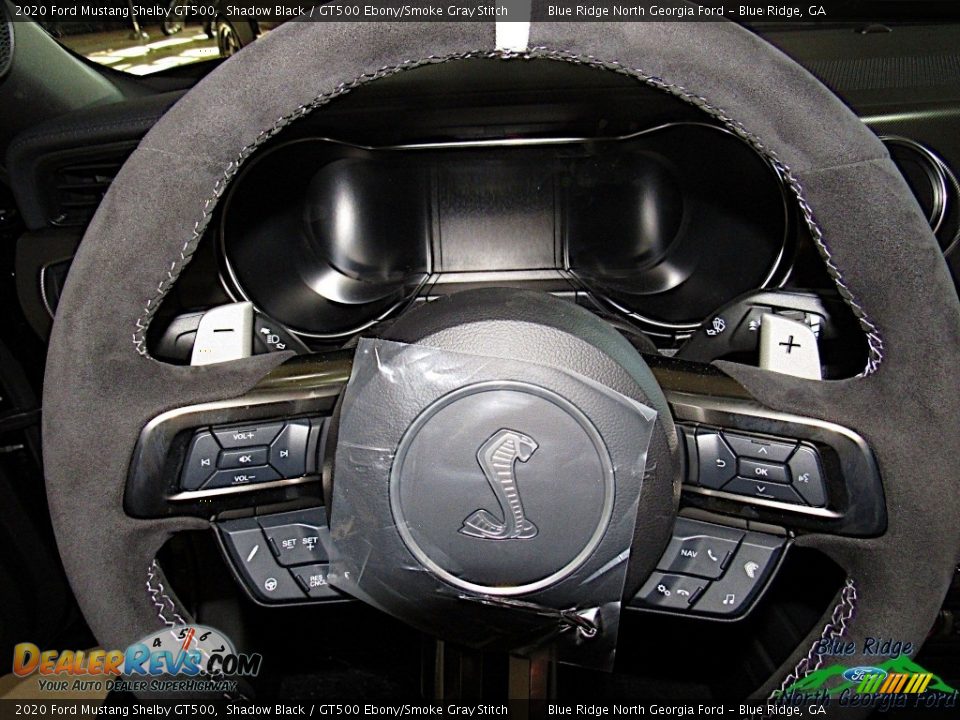 2020 Ford Mustang Shelby GT500 Shadow Black / GT500 Ebony/Smoke Gray Stitch Photo #13