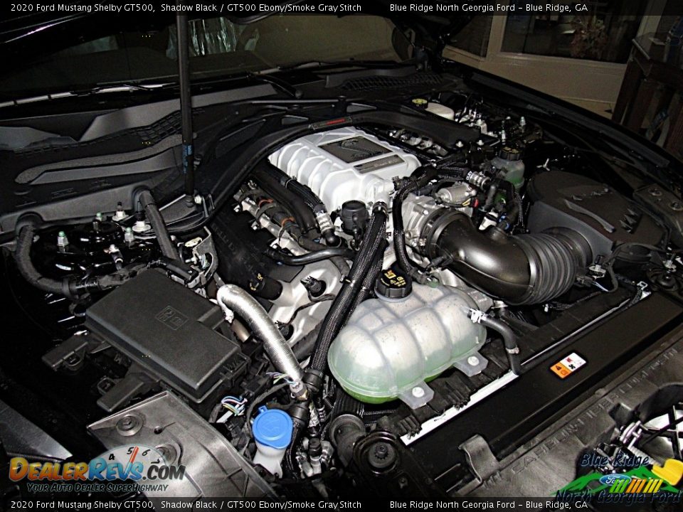 2020 Ford Mustang Shelby GT500 5.2 Liter Supercharged DOHC 32-Valve Ti-VCT Cross Plane Crank V8 Engine Photo #17
