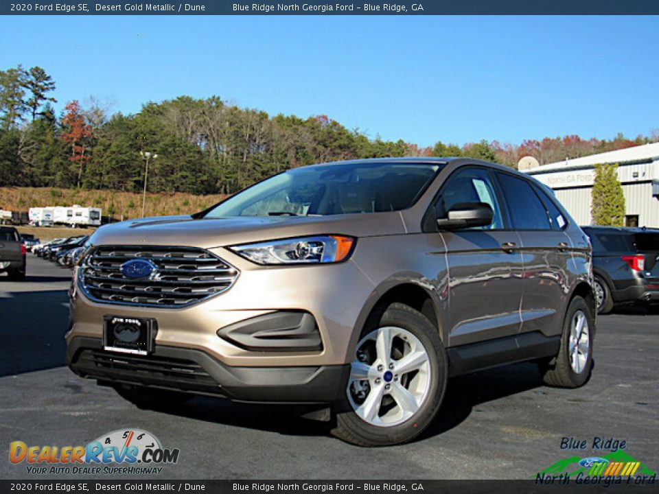 2020 Ford Edge SE Desert Gold Metallic / Dune Photo #1