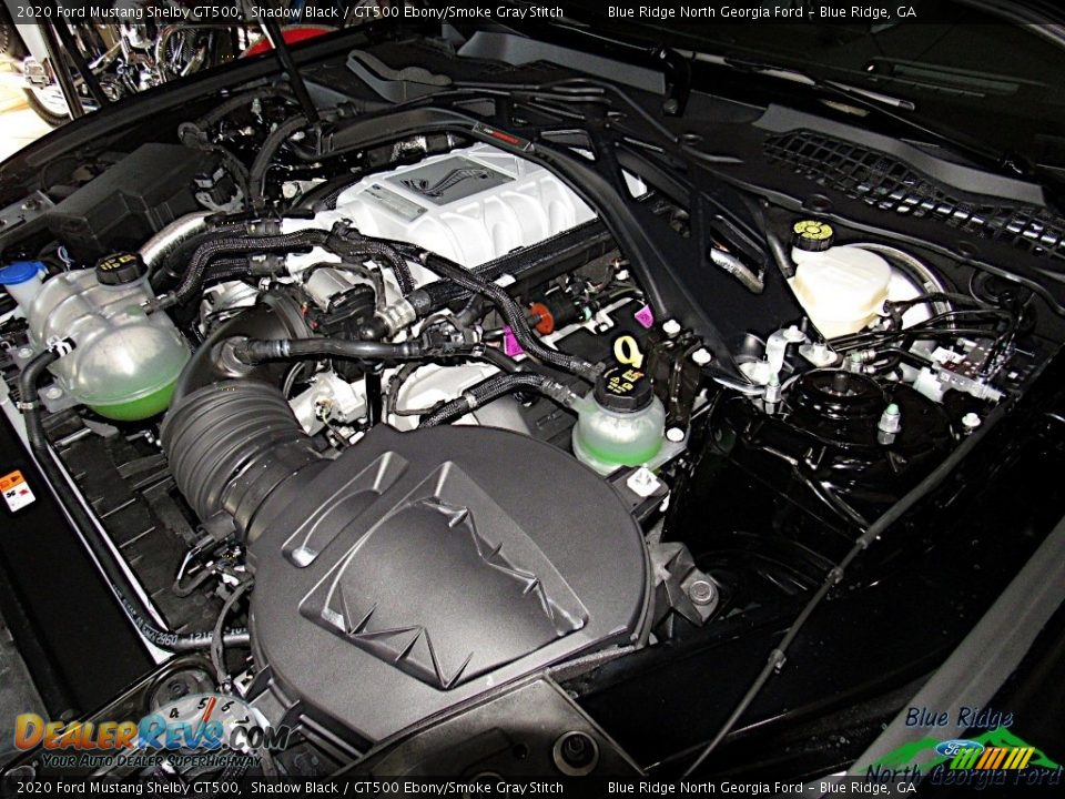 2020 Ford Mustang Shelby GT500 5.2 Liter Supercharged DOHC 32-Valve Ti-VCT Cross Plane Crank V8 Engine Photo #18