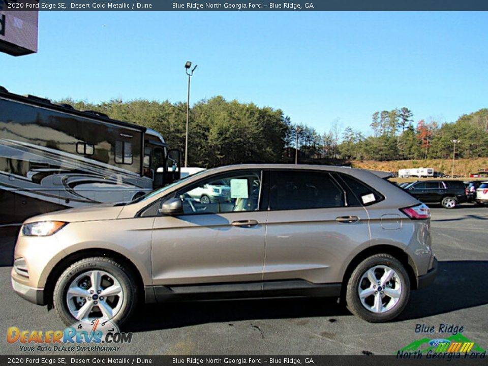 2020 Ford Edge SE Desert Gold Metallic / Dune Photo #2