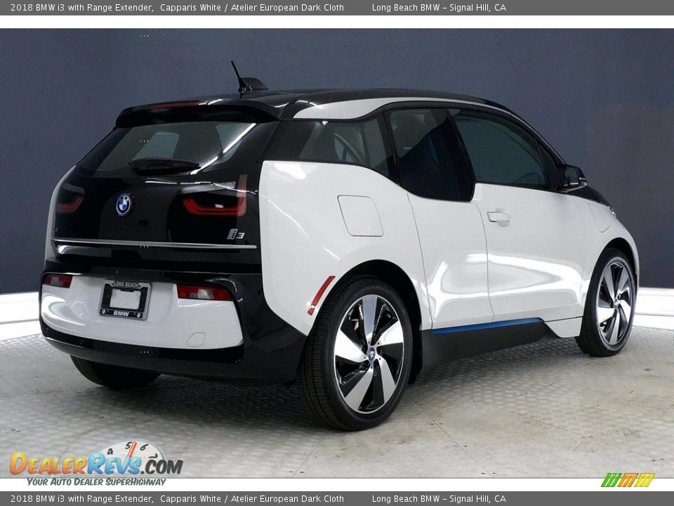 2018 BMW i3 with Range Extender Capparis White / Atelier European Dark Cloth Photo #13