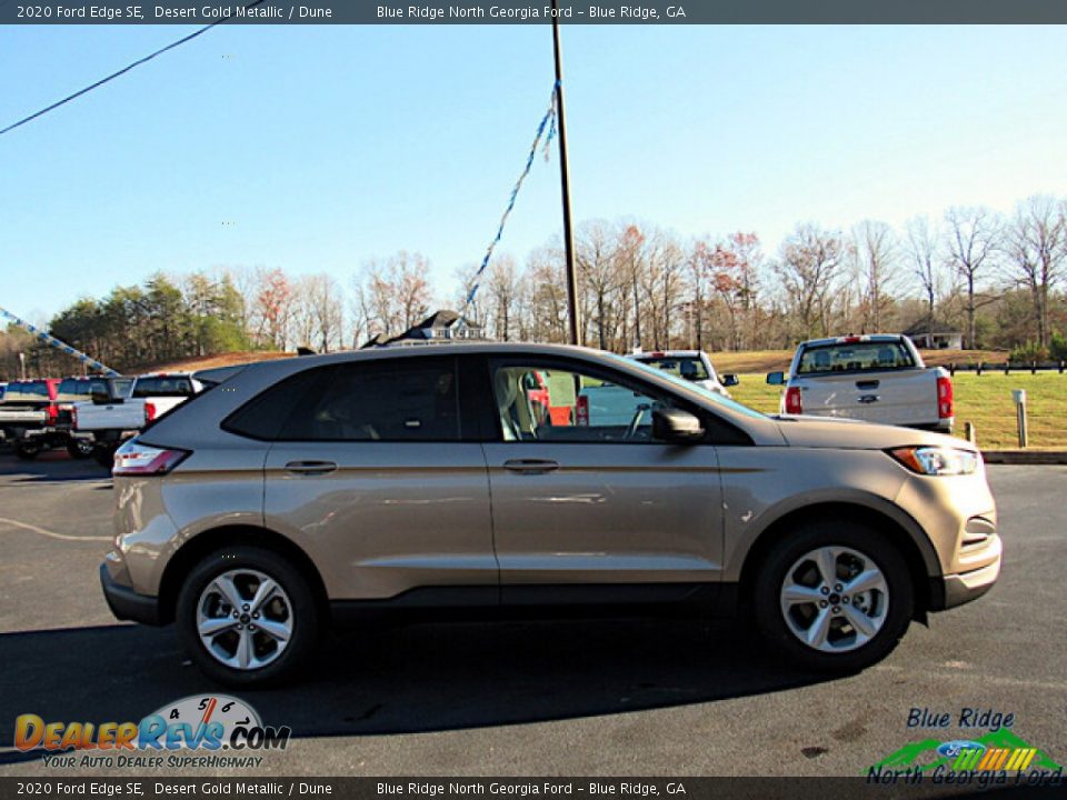 2020 Ford Edge SE Desert Gold Metallic / Dune Photo #6