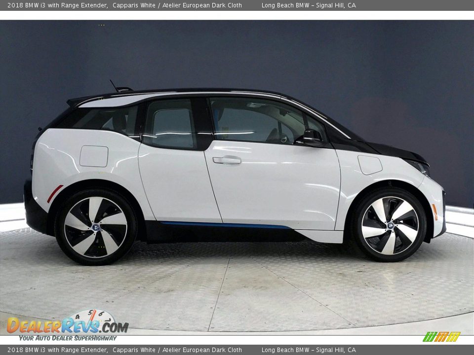 2018 BMW i3 with Range Extender Capparis White / Atelier European Dark Cloth Photo #14